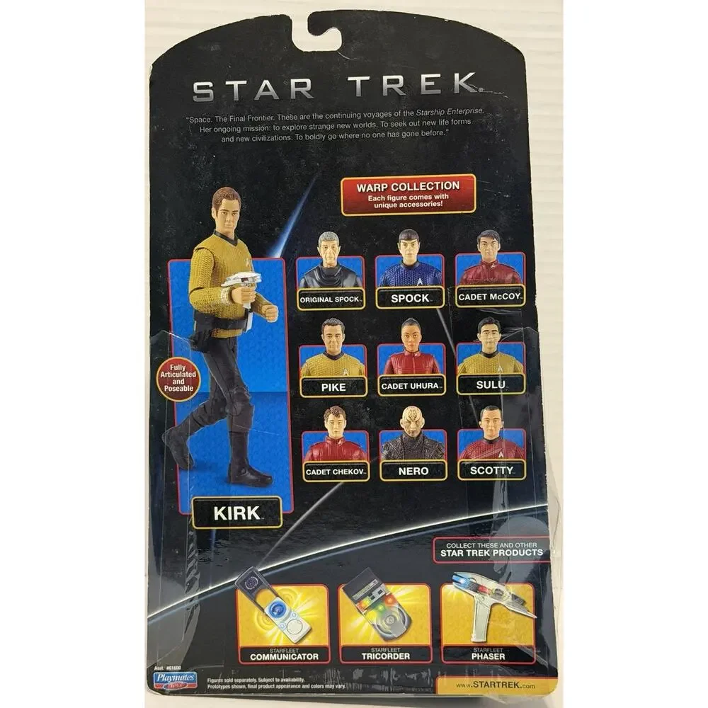 2009 Playmates Star Trek Warp Collection Scotty Action Figure & Accessories NOS